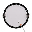 nobilé LED Einbau-Panel FLAT 170 R SCCT MP, IP44, rund, Ø 17cm, 11W (Multipower) 3000/4000/5700K, schaltbar, schwarz