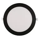 LED Einbau-Panel FLAT 225 R SCCT MP, IP44, rund, Ø 22.5cm, 13W (Multipower) 3000/4000/5700K, schaltbar, schwarz