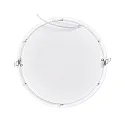 nobilé recessed downlight LED PANEL FLAT 300 R 840 350MA PRISM round, UGR < 19, excl. LED driver IP20, white dimmable