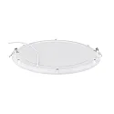 nobilé recessed downlight LED PANEL FLAT 300 R 840 350MA PRISM round, UGR < 19, excl. LED driver IP20, white dimmable