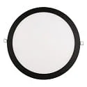 LED Einbau-Panel FLAT 300 R SCCT DIM C, IP44, rund, Ø 30cm, 19W 3000/4000/5700K, dimmbar, schwarz