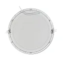 nobilé recessed downlight LED PANEL FLAT 300 R 830 350MA PRISM round, UGR < 19, excl. LED driver IP20, mat, titanium dimmable