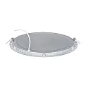 nobilé recessed downlight LED PANEL FLAT 300 R 830 350MA PRISM round, UGR < 19, excl. LED driver IP20, mat, titanium dimmable