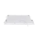recessed downlight LED PANEL FLAT 300 Q 840 350MA PRISM square, UGR < 19, excl. LED driver IP20, mat, titanium dimmable