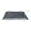 LED Einbau-Panel FLAT 300 Q, IP20, 29 x 29cm, 350mA (exkl. BG), UGR<19, 10W 4000K 1150lm 90°, Titan matt