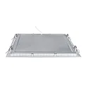 nobilé LED Einbau-Panel FLAT 300 Q, IP20, 29 x 29cm, 350mA (exkl. BG), UGR<19, 10W 3000K 1100lm 90°, Titan matt