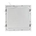 nobilé LED Einbau-Panel FLAT 300 Q, IP20, 29 x 29cm, 350mA (exkl. BG), UGR<19, 10W 3000K 1100lm 90°, Titan matt