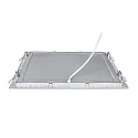 nobilé LED Einbau-Panel FLAT 300 Q, IP20, 29 x 29cm, 350mA (exkl. BG), UGR<19, 10W 3000K 1100lm 90°, Titan matt