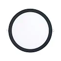 LED Einbau-Panel FLAT 300 R SCCT, IP20, Ø 29.5cm, 350mA, 10W 3000/4000/5700K 1000lm 90°, UGR<19, schwarz