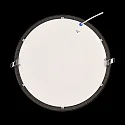nobilé LED Einbau-Panel FLAT 300 R SCCT, IP20, Ø 29.5cm, 350mA, 10W 3000/4000/5700K 1000lm 90°, UGR<19, schwarz