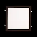 LED Einbau-Panel FLAT 300 Q SCCT, IP20, 29 x 29cm, 350mA, 10W 3000/4000/5700K 1000lm 90°, UGR<19, schwarz