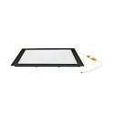 LED Einbau-Panel FLAT 300 Q SCCT, IP20, 29 x 29cm, 350mA, 10W 3000/4000/5700K 1000lm 90°, UGR<19, schwarz