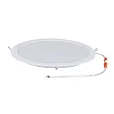 LED Einbau-Panel FLAT 300 R TUN, IP20, rund, Ø 29.5cm, 350mA (exkl. BG), 10W 2700-6500K (Tunable White), UGR<19, weiß