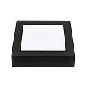 nobilé LED Aufbau-Panel FLAT 170 Q SCCT DIM C, IP44, eckig, 17 x 17cm, 10W 3000/4000/5700K, dimmbar, schwarz