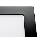 nobilé LED Aufbau-Panel FLAT 170 Q SCCT DIM C, IP44, eckig, 17 x 17cm, 10W 3000/4000/5700K, dimmbar, schwarz