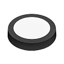nobilé LED Aufbau-Panel FLAT 170 R SCCT DIM C, IP44, rund, Ø 17cm, 10W 3000/4000/5700K, dimmbar, schwarz