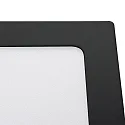 nobilé surface downlight LED PANEL FLAT 220 Q SCCT DIM C square, CCT Switch IP44, black dimmable