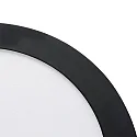 nobilé LED Aufbau-Panel FLAT 220 R SCCT MP, IP44, rund, Ø 22cm, 16W (Multipower) 3000/4000/5700K, schaltbar, schwarz
