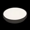 LED Aufbau-Leuchte WD 300 R MP BWM, IP44, Ø 30cm, 17/21W (multi) 3000/4000K 1800-2400lm 100°, schaltbar, schwarz