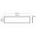 nobilé LED Pendant luminaire LED PANEL FLAT R2 with Uplight, incl. LED driver, 40W, neutral white, 1-10V dimmable