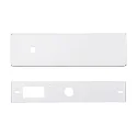 Zubehör für LED Panel FLAT R3S / R2S - Baldachin (exkl. BG), 25 x 7 x 4.5cm, mit Kabeldurchführung, Stahl, weiß