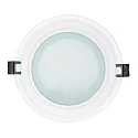 LED panel LED GLAS PANEL 160R SCCT CCT Switch, dimmable, dimmable 10W 850 / 1000 / 950lm 3000 / 4000 / 5700K 120° 120° CRI >80
