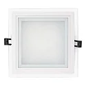 LED panel LED GLAS PANEL 200Q DTW square, Dim-To-Warm, dimmable 14W 60 - 1150lm 2000 - 3000K 120° 120° CRI >80