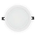 LED panel LED GLAS PANEL 200R SCCT round, CCT Switch, dimmable 14W 1250 / 1350 / 1300lm 3000 / 4000 / 5700K 120° 120° CRI >80