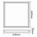 nobilé mounting frame LED PANEL, white