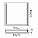 nobilé mounting frame LED PANEL, white