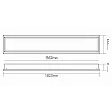 nobilé mounting frame LED PANEL, white