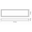 nobilé mounting frame LED PANEL, white