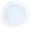 LED Einbau-Panel FLAT 105 R, IP44, Bad + Küche, rund, Ø 14.5cm, 350mA (exkl. BG), dimmbar, 8W 4000K 120°, weiß