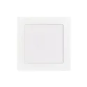 LED Einbau-Panel FLAT 130 Q, IP20, eckig, 17 x 17cm, 350mA (exkl. BG), dimmbar, 10W 4000K 1050lm 120°, weiß