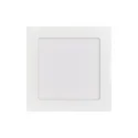LED Einbau-Panel FLAT 130 Q DTW, IP20, eckig, 17 x 17cm, 350mA (exkl. BG), 11W 2000-3000K 60-1000lm 120°, dim-to-warm, weiß