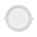 LED Einbau-Panel FLAT 190 R SCCT, IP20, rund, Ø 22.5cm, 350mA (exkl. BG), 13W 3000/4000/5700K 1400lm 120°, Titan matt