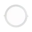 LED Einbau-Panel FLAT 300 R, IP20, rund, Ø 29.5cm, 350mA (exkl. BG), dimmbar, 20W 4000K 2400lm 120°, Titan matt