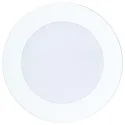 LED Einbau-Panel FLAT 50 R, IP44, Bad + Küche, rund, Ø 8.9cm, 350mA (exkl. BG), dimmbar, 5W 3000K 410lm 120°, weiß