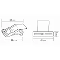 nobilé Zubehör für LED Pendel Panel R400 (UGR<19) - Einbaufeder-Set