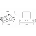 nobilé mounting spring LED Panel R600, white