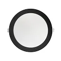 LED Panel BACKLIGHT 220 R SCCT LED Deckenleuchte, rund, 11W, 3000K, IP20, nicht dimmbar, schwarz