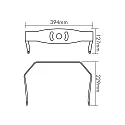 nobilé Zubehör für LED HIGH BAY 184/240 - Wandbefestigungsbügel