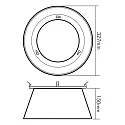 Zubehör für LED HIGH BAY 184/240 - Alu-Reflektor 60°