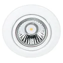 Einbaustrahler DOWNLIGHT C 3830, Ø 8.8cm, schwenkbar, weiß