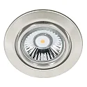 Einbaustrahler DOWNLIGHT C 3830, Ø 8.8cm, schwenkbar, Edelstahl