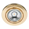 Einbaustrahler DOWNLIGHT C 3830, Ø 8.8cm, schwenkbar, 24 Karat vergoldet
