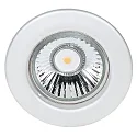 Einbaustrahler DOWNLIGHT C 1830, Ø 8cm, starr, Chrom matt