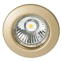 Einbaustrahler DOWNLIGHT C 1830, Ø 8cm, starr, Gold matt