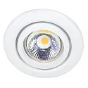 Einbaustrahler DOWNLIGHT C 3840, Ø 7cm, schwenkbar, weiß