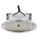 nobilé downlight 5068 ECO FLAT SCCT 38° DIM C round, swivelling, CCT Switch IP40, chrome matt dimmable